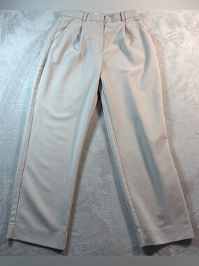 Abercrombie & Fitch Women’s Light Beige Pleated Dress Pants